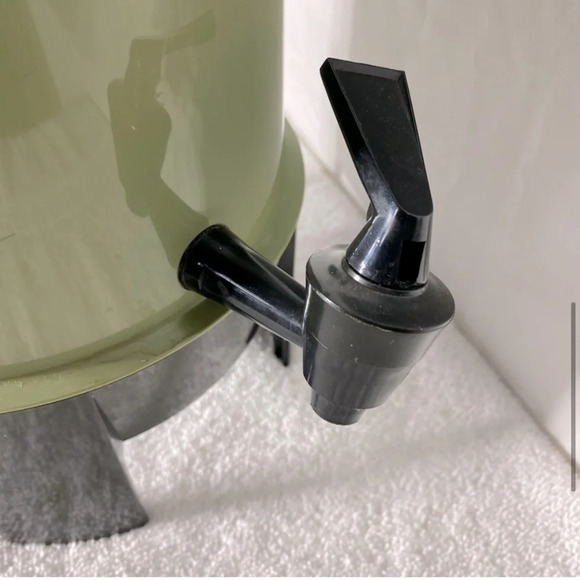 Vintage Regal Avocado Green Poly Perk Automatic Electric Coffee Maker 10-20 Cup - Picture 7 of 14